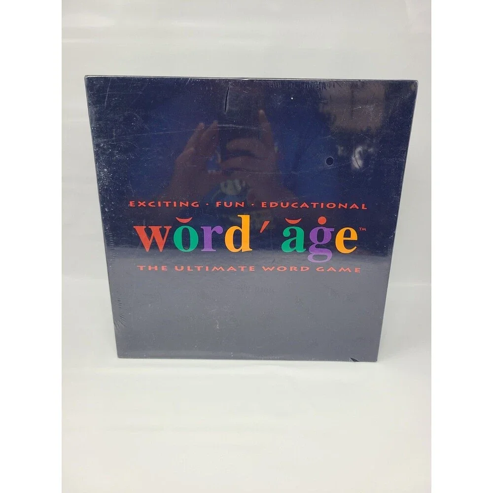 Wordage Board Game Educational Endgame 1994 The Ultimate Word Game Word Age New